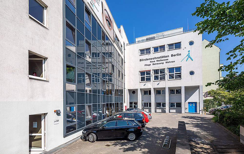 Eingangsbereich des Hauses Weissensee