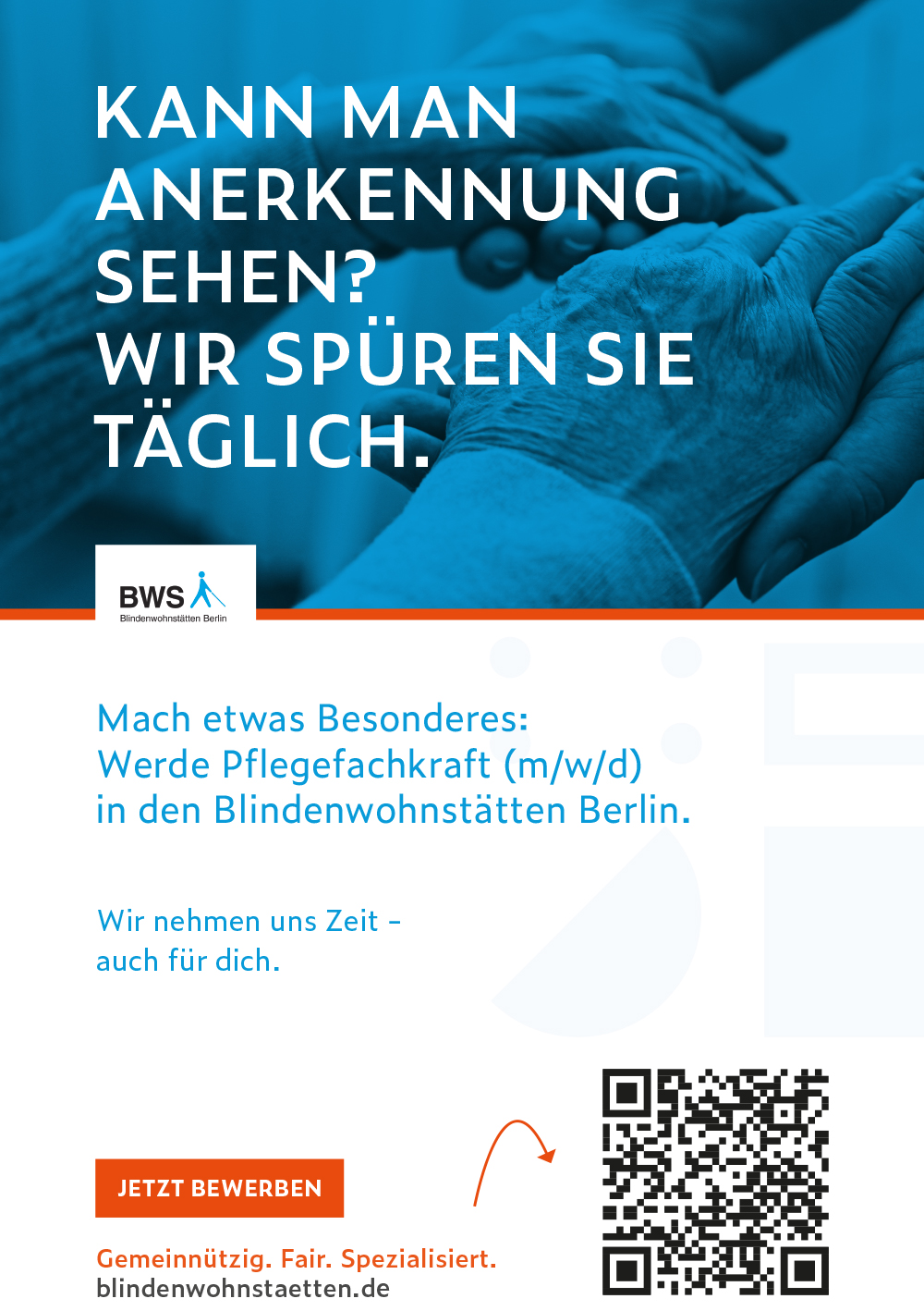 Anzeige für Stellenangebote